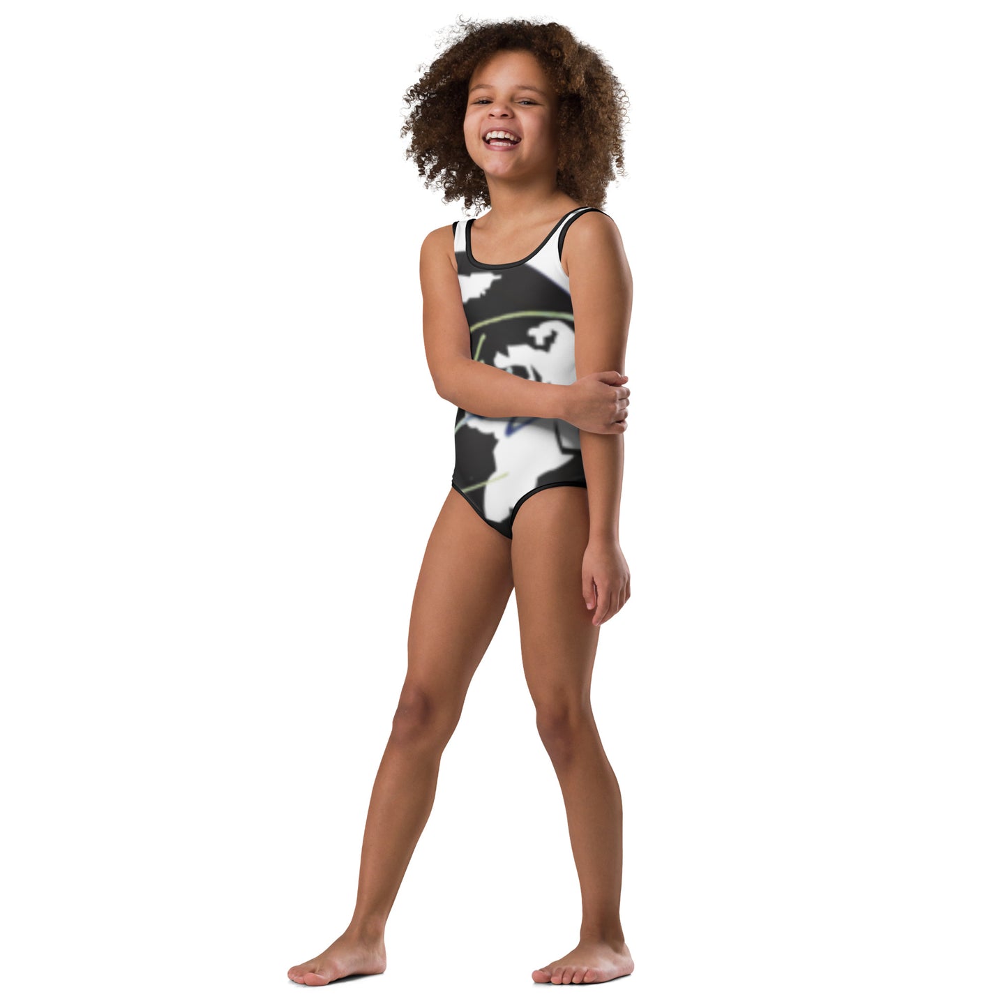 All-Over Print Kids Swimsuit